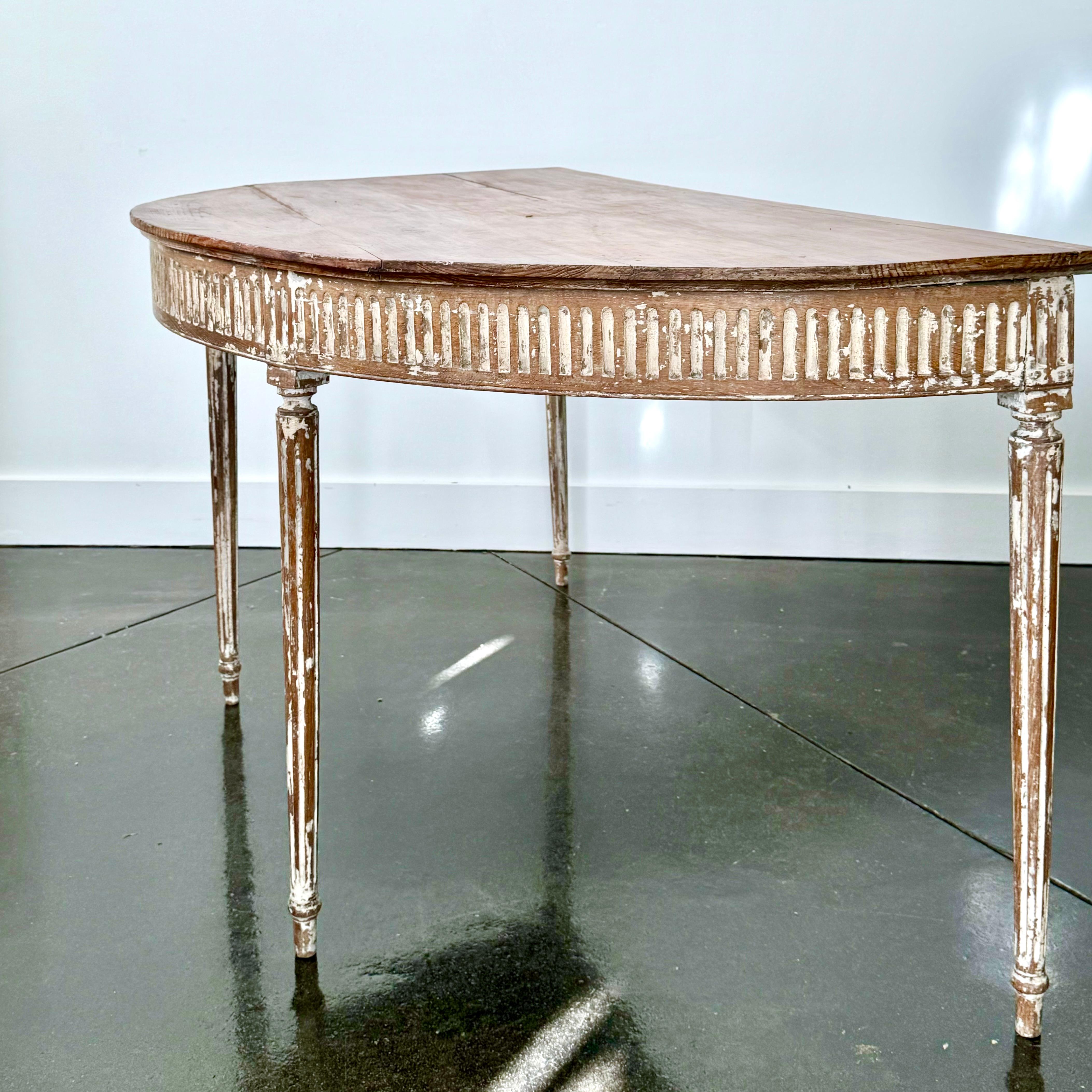 Hand-Crafted Large 19th century French Console For Sale