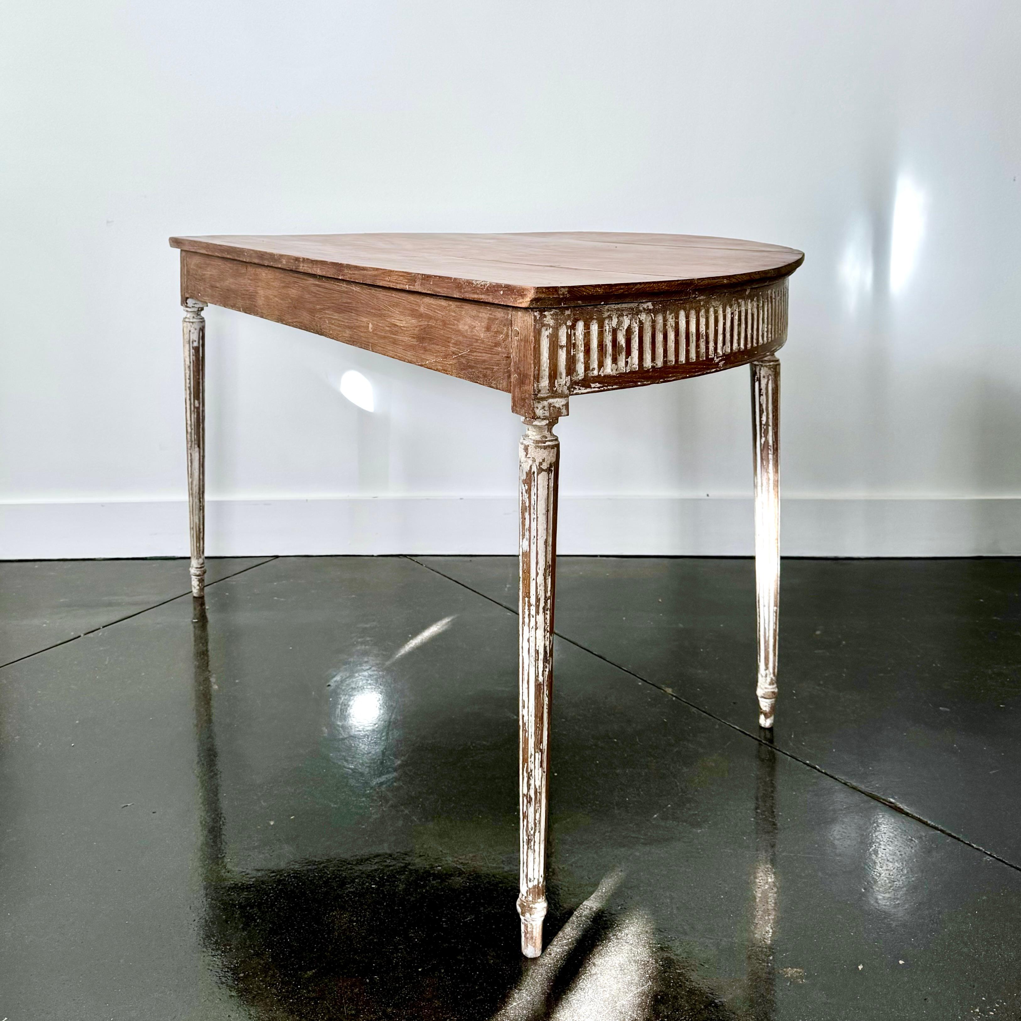Wood Large 19th century French Console For Sale