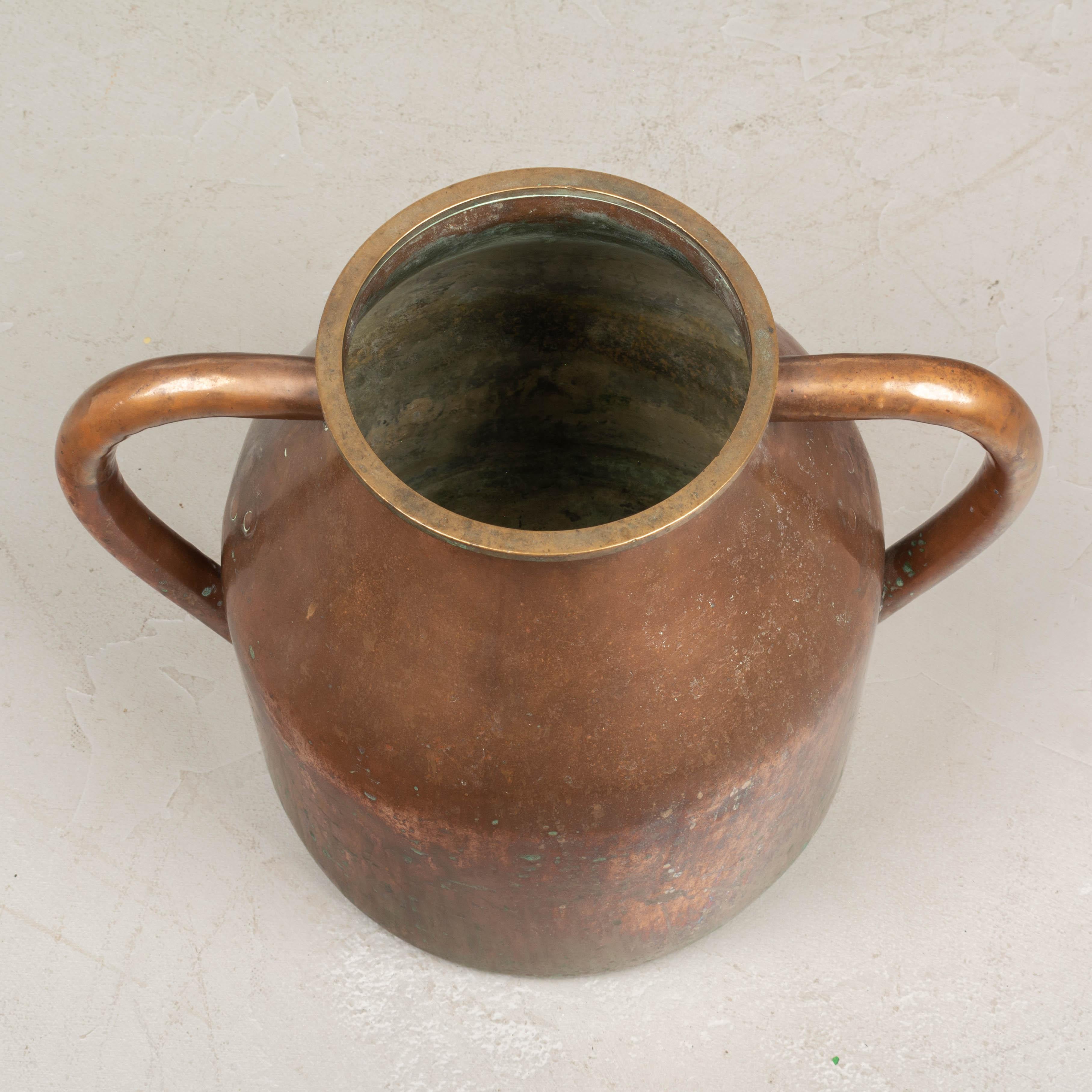 Large 19th Century French Copper Jug or Vase For Sale 6