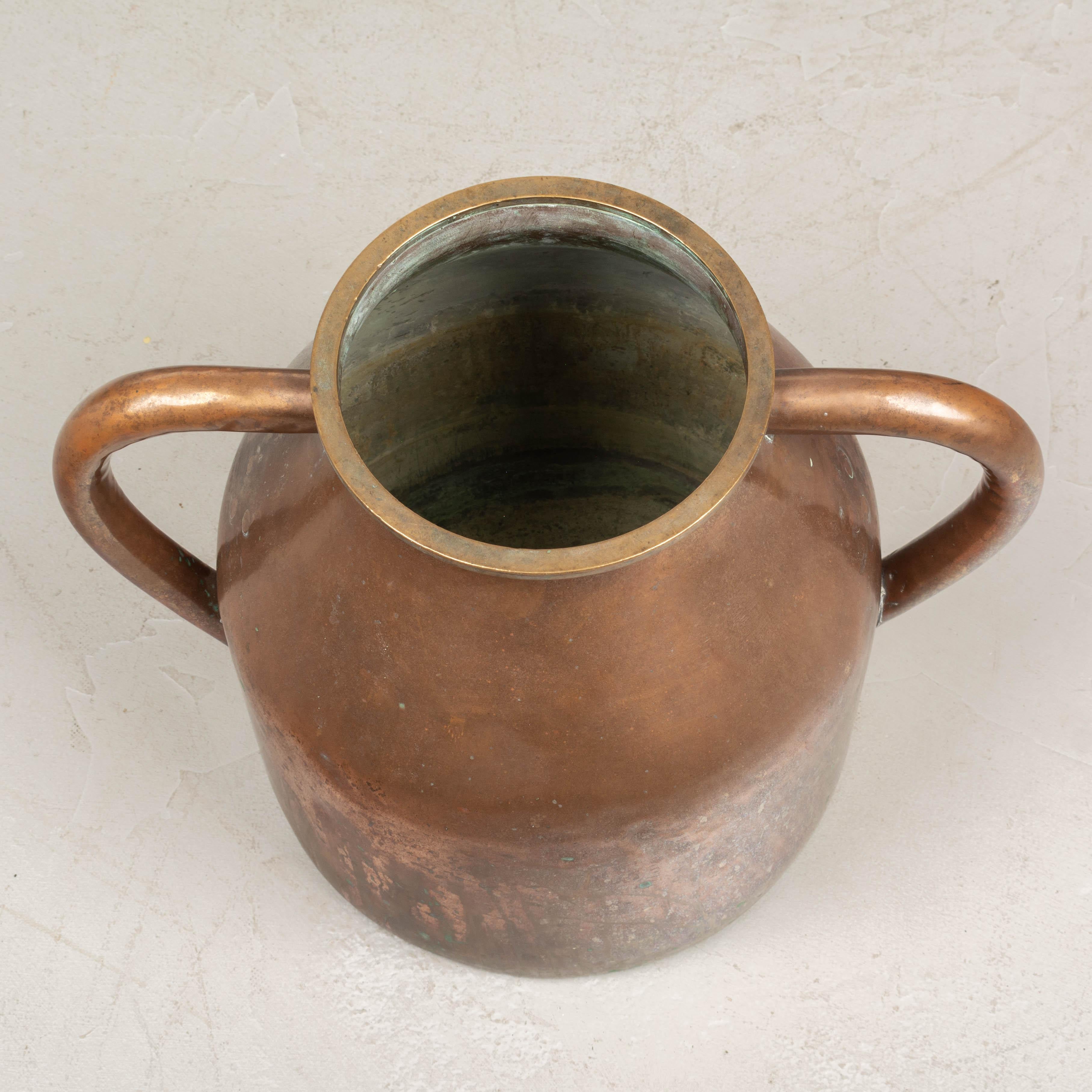 Large 19th Century French Copper Jug or Vase For Sale 7