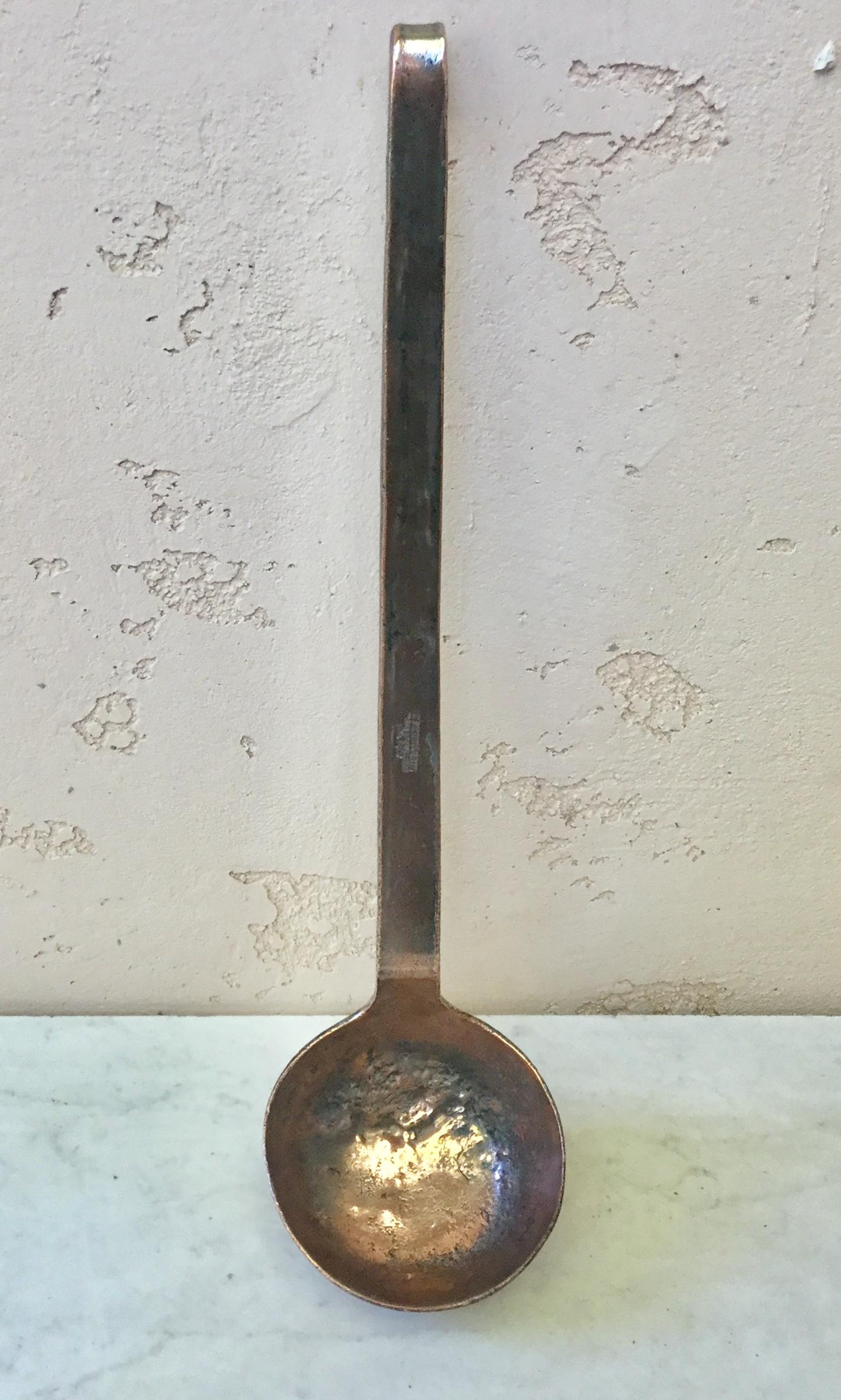 Large 19th Century, French Copper Pie Platter Pan 3
