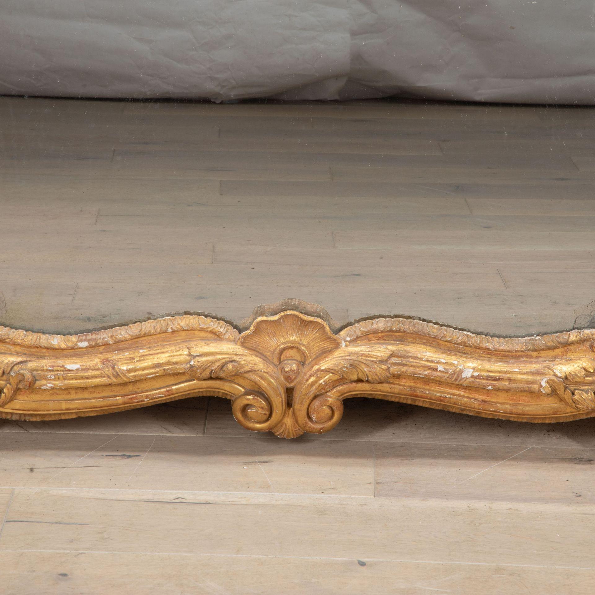 Large 19th Century French Country House Giltwood Mirror In Good Condition For Sale In Gloucestershire, GB