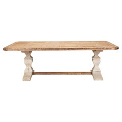 Large 19th Century French Country Oak Dining Table