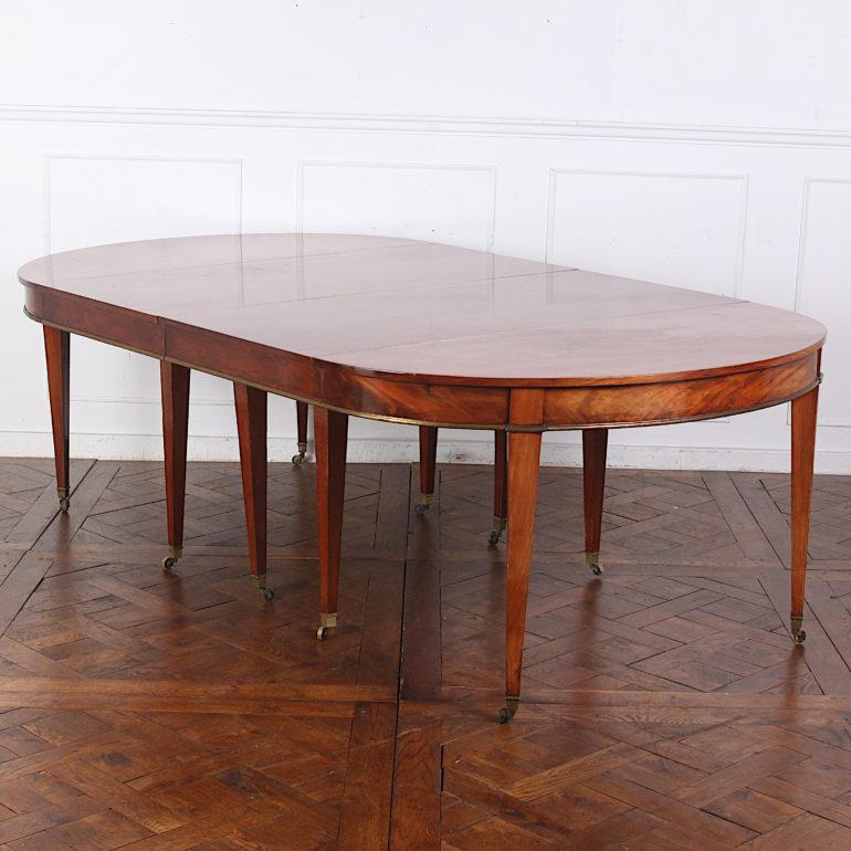 Large 19th Century French Directoire Style Dining Table 1