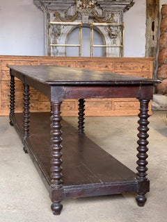Large 19th Century French Drapers Table