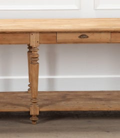Large 19th Century French Drapers Table