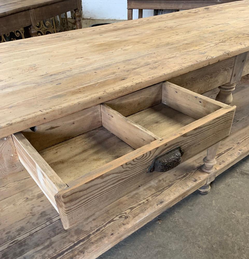 Large 19th Century French Drapers Table 1