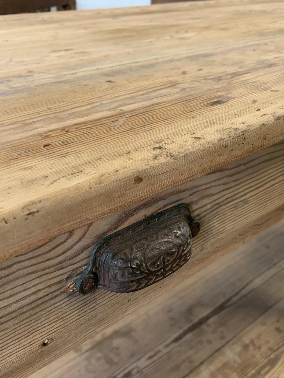 Large 19th Century French Drapers Table 3
