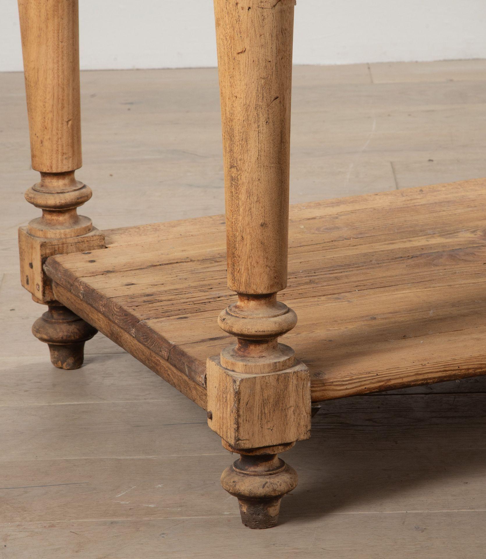 Grande table à tiroirs française du 19ème siècle en vente 3