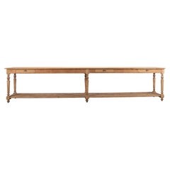 Large 19th Century French Drapers Table