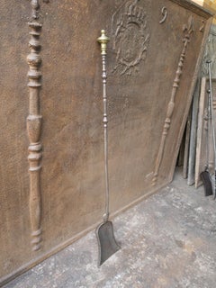 Large 19th Century French Fireplace Shovel or Fire Shovel, Napoleon III Period
