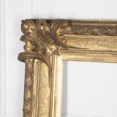 Large 19th Century French Gilded Frame