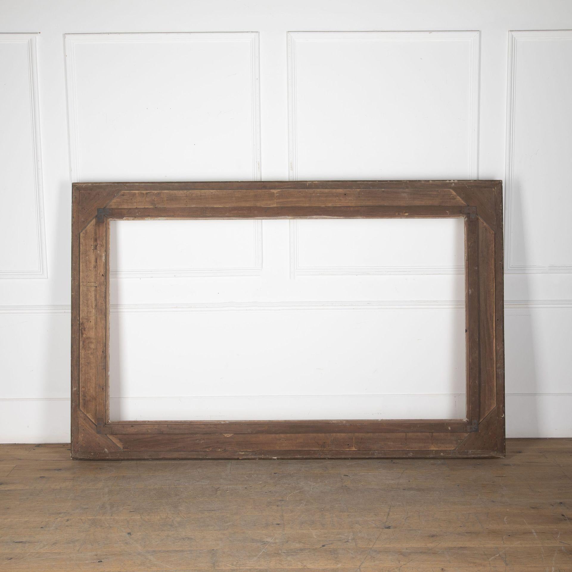 Large 19th Century French Gilded Frame im Angebot 1