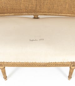 Large 19th Century French Giltwood Sofa
