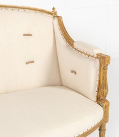 Large 19th Century French Giltwood Sofa