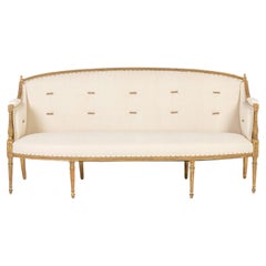 Large 19th Century French Giltwood Sofa
