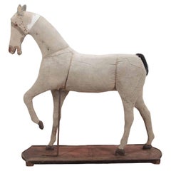Gran maniquí de caballo francés del siglo XIX