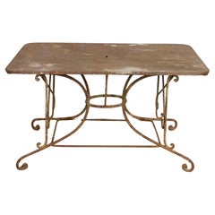 Large 19th Century French Iron Table