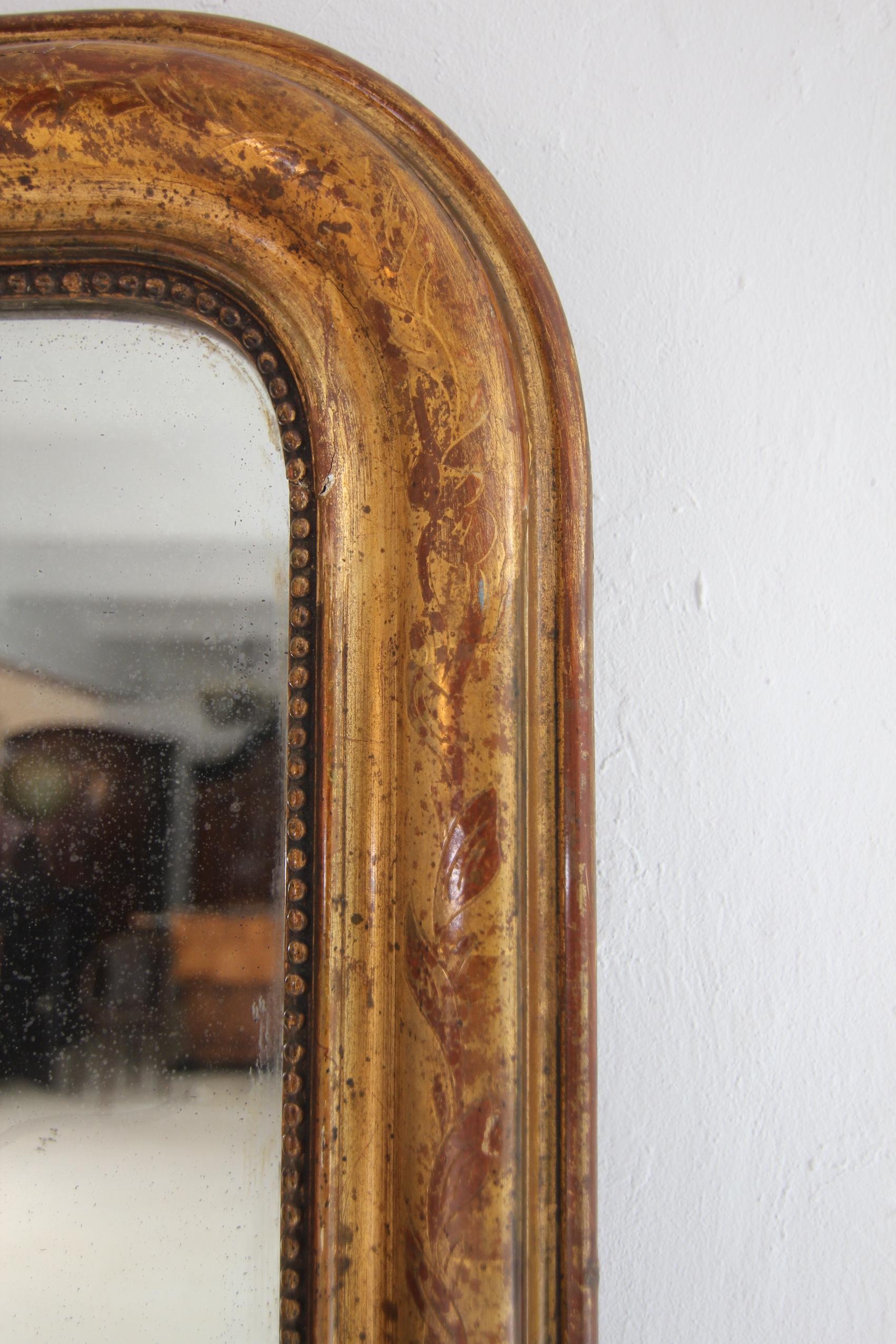 Large 19th Century French Louis Philippe Mirror For Sale 13