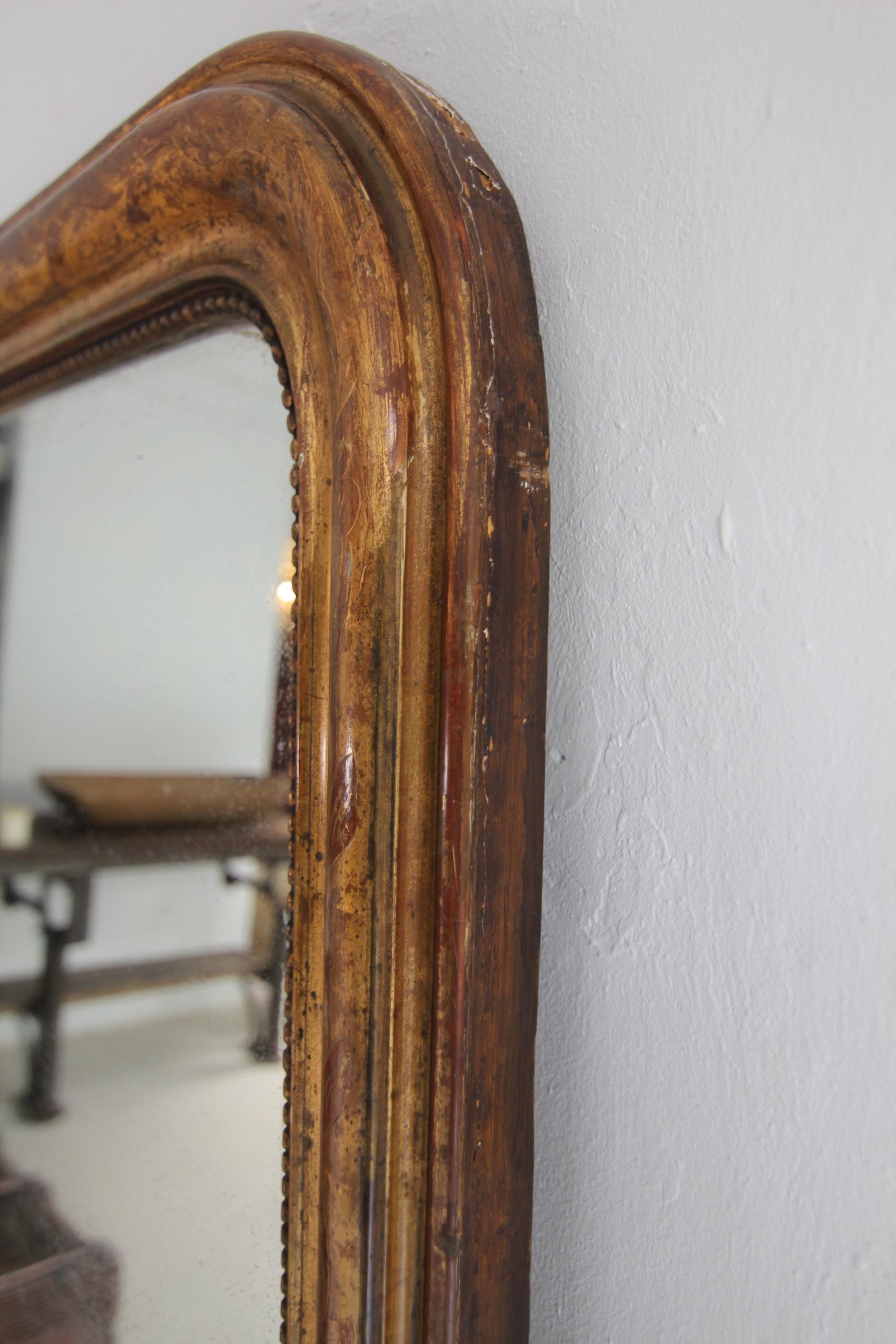 Large 19th Century French Louis Philippe Mirror For Sale 14