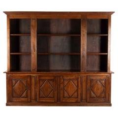 Large 19th Century French Mahogany Bookcase