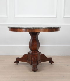 Large 19th Century French Mahogany Gueridon