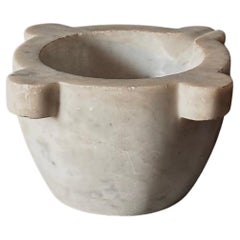 Large 19th Century French Marble Mortar