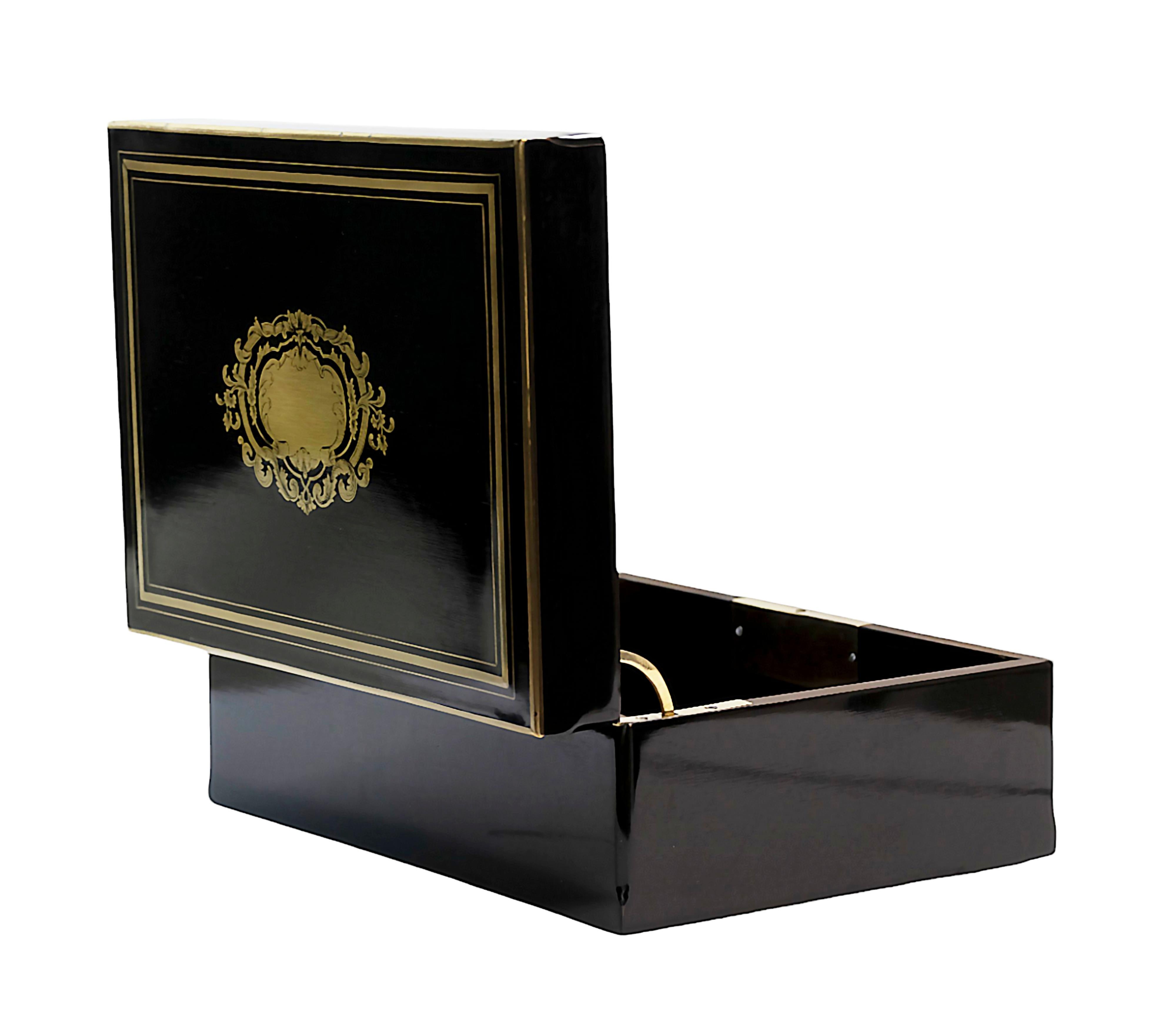 Bronzo Grande scatola francese del XIX secolo di Napoleone III in vendita