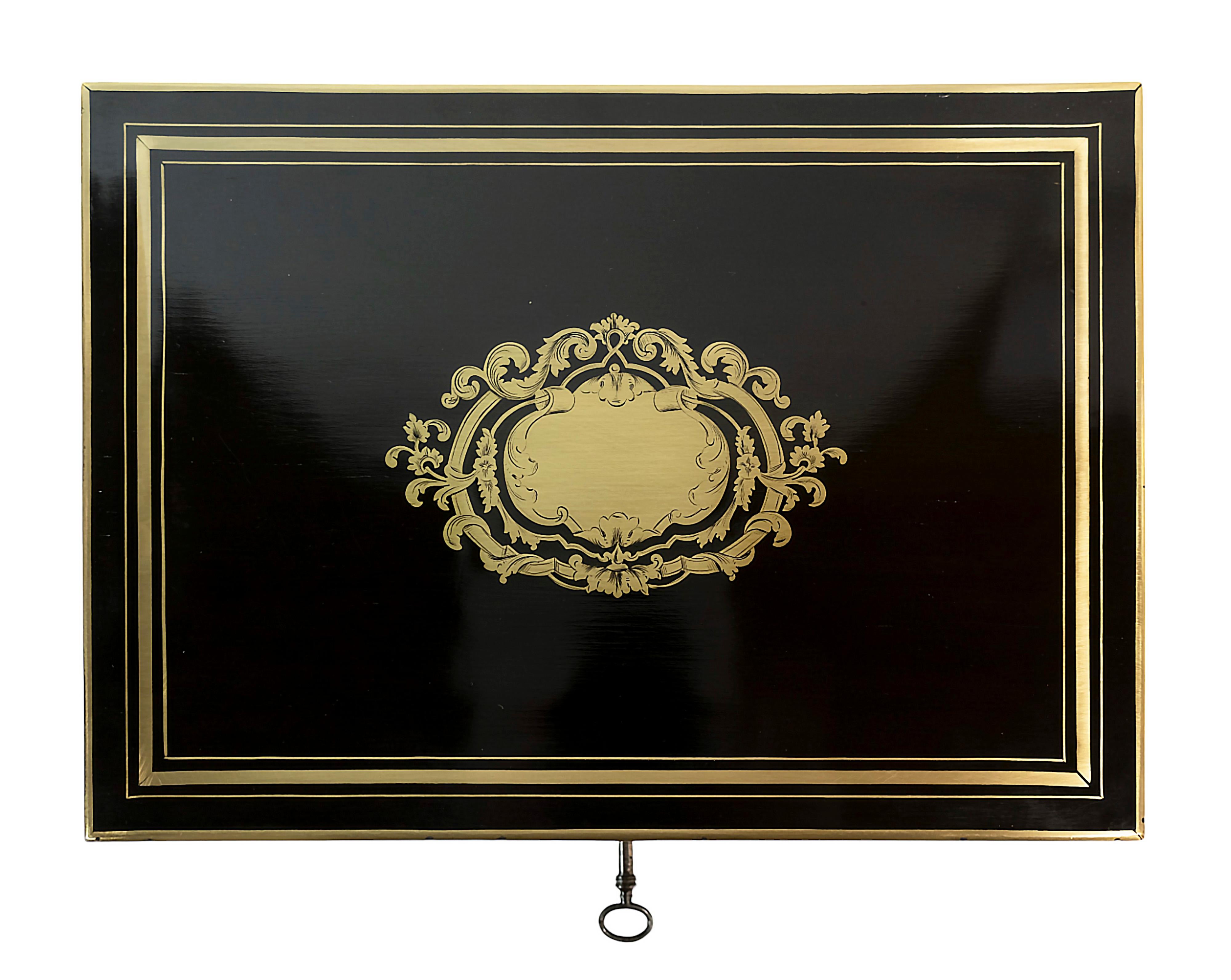 Grande scatola francese del XIX secolo di Napoleone III in vendita 2