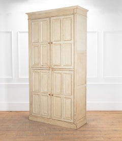 Large 19th Century French Painted Cupboard