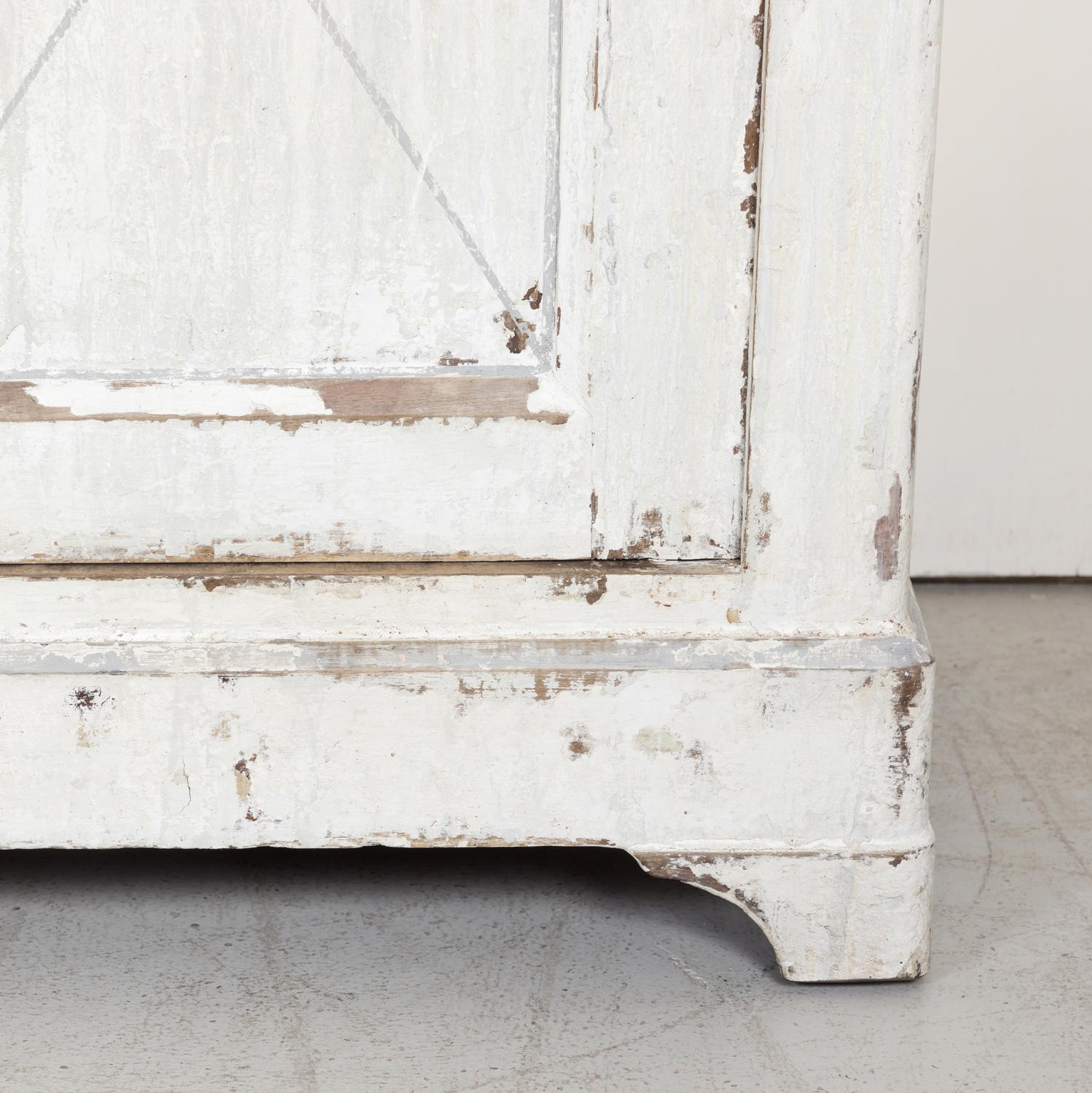 Large 19th Century French Painted Louis Philippe Period Enfilade Buffet 2