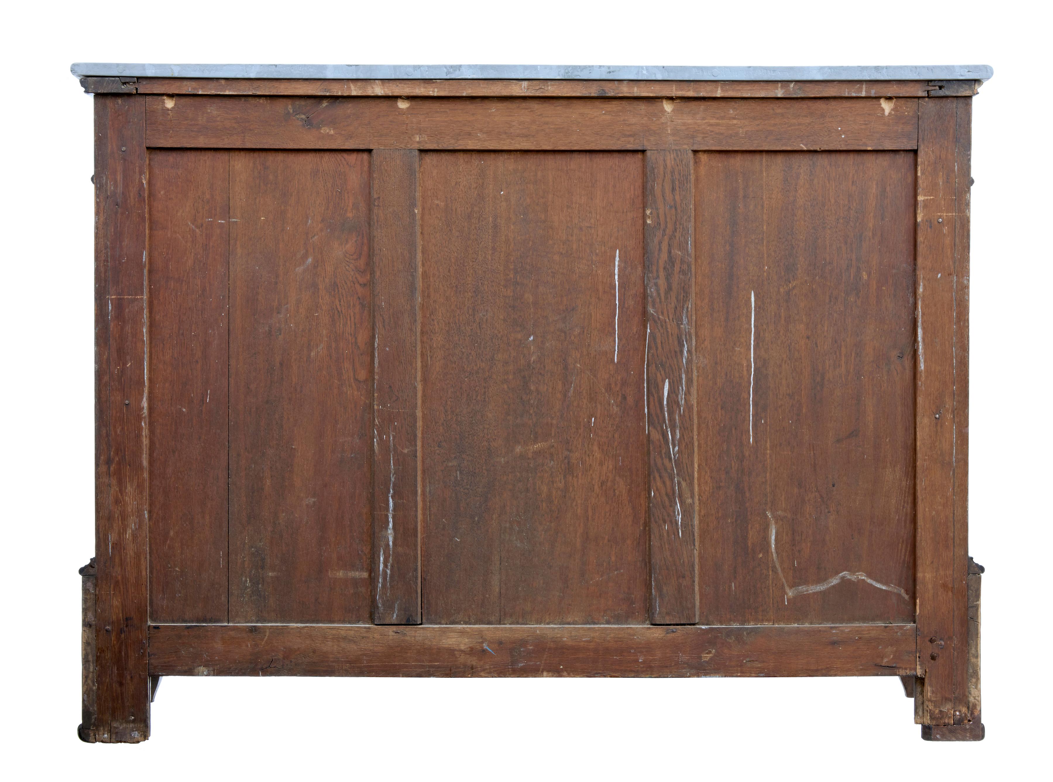 Large 19th Century French Palisander Chest of Drawers In Good Condition In Debenham, Suffolk