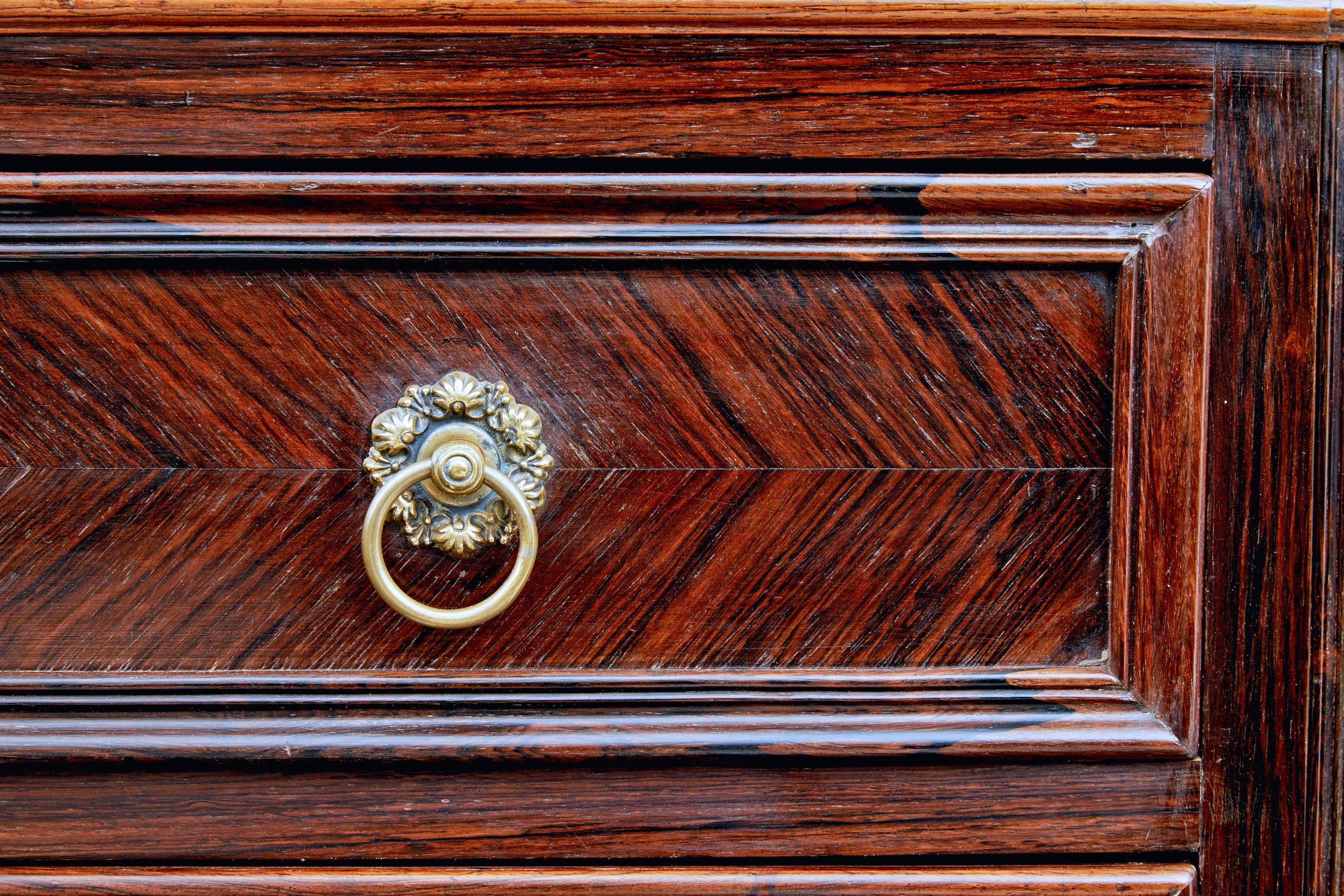 Large 19th Century French Palisander Chest of Drawers 4