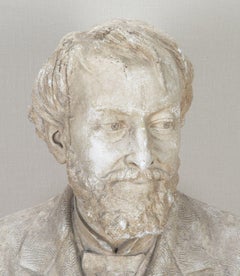 Large 19th Century French Plaster Bust