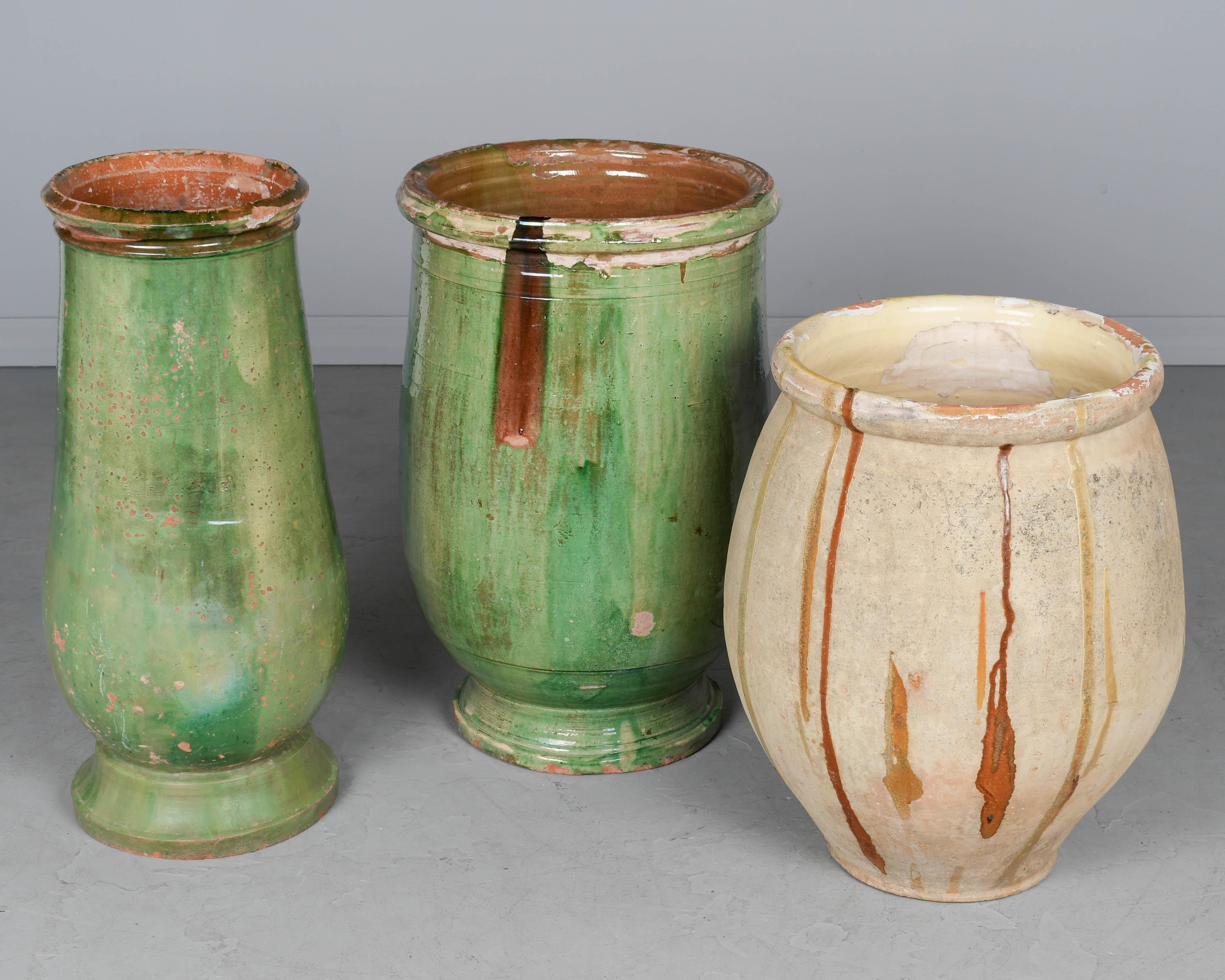 Large 19th Century French Pottery Jar or Planter 9