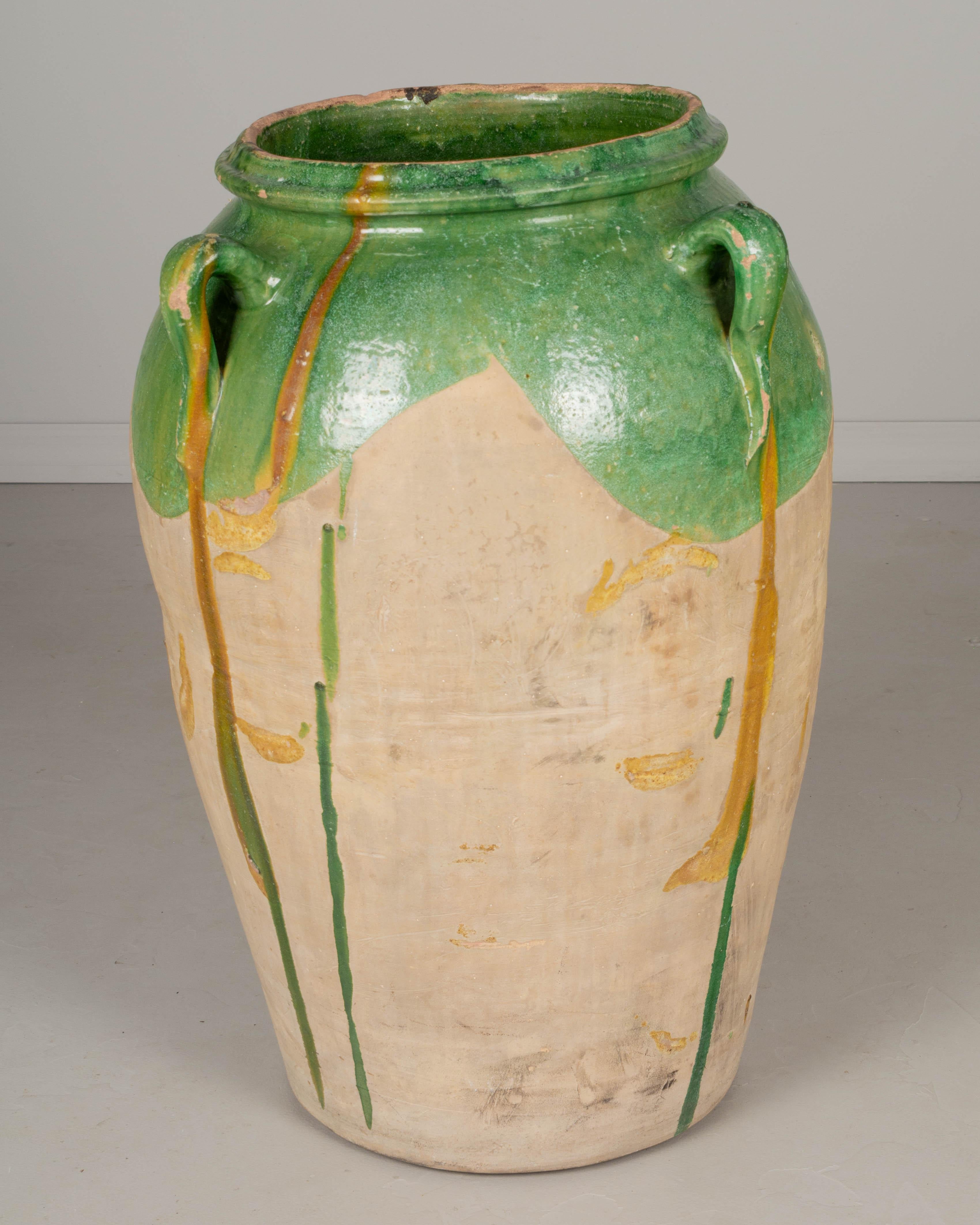 Large 19th Century French Pottery Jar or Planter In Good Condition In Winter Park, FL