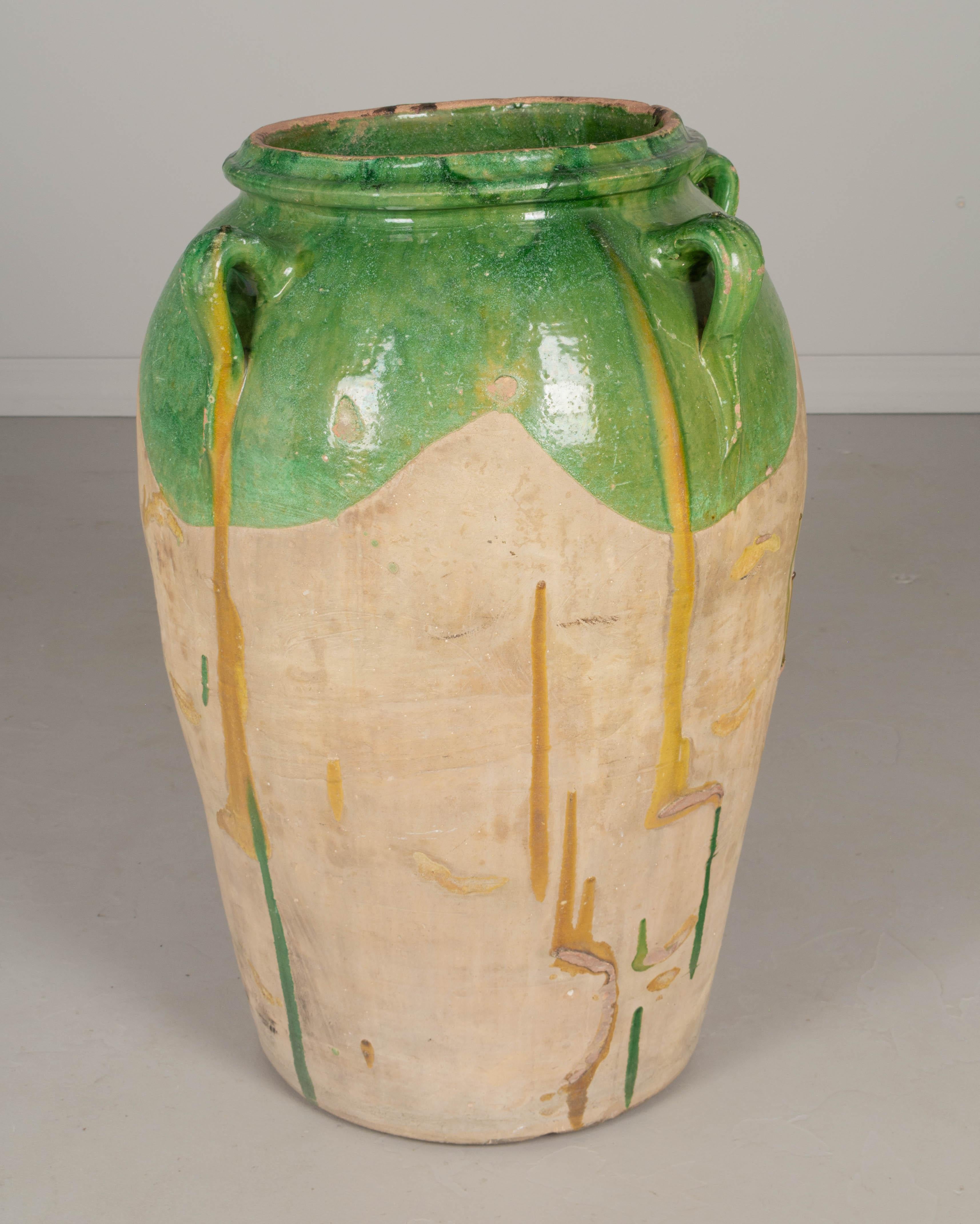 Large 19th Century French Pottery Jar or Planter 1