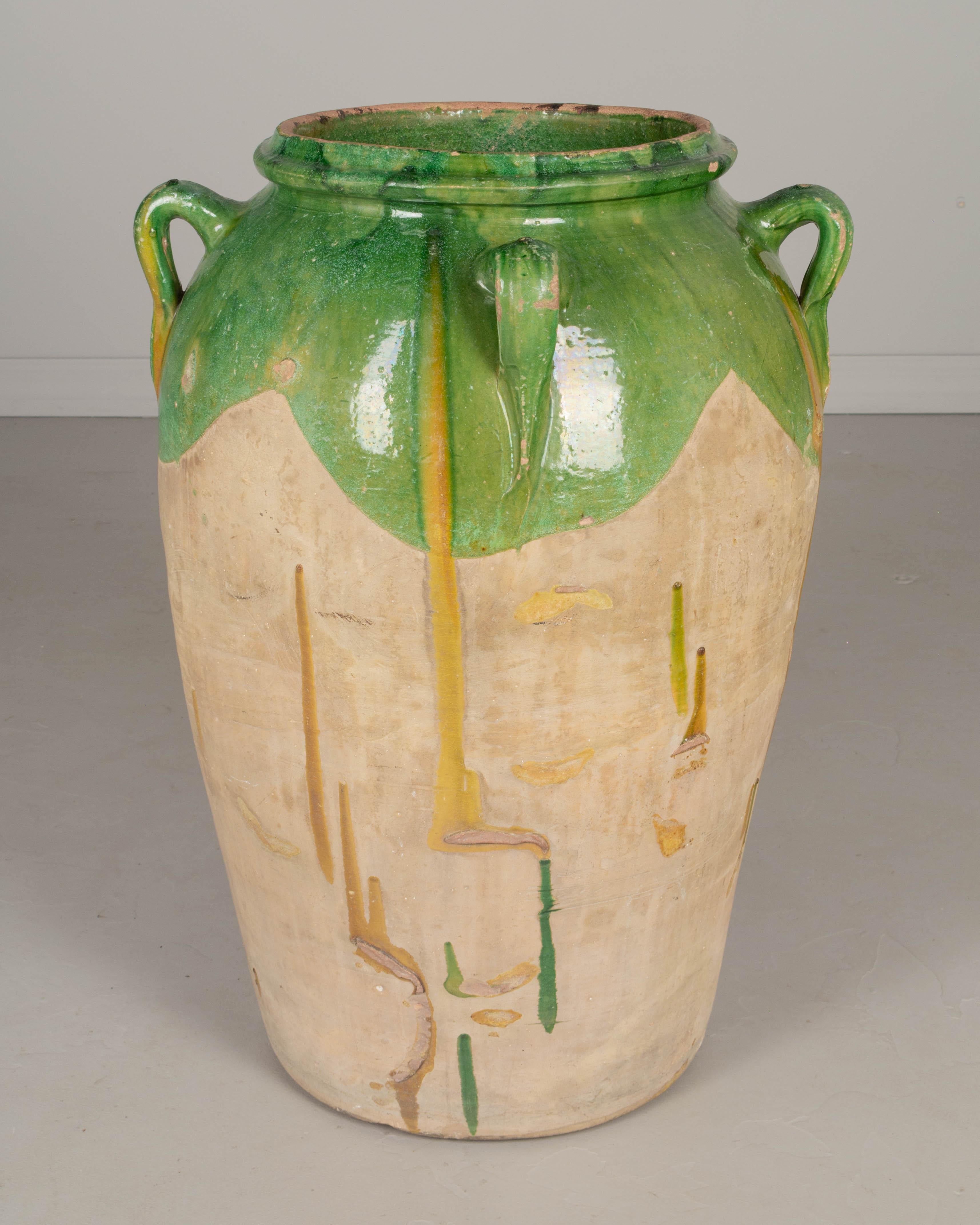 Large 19th Century French Pottery Jar or Planter 2