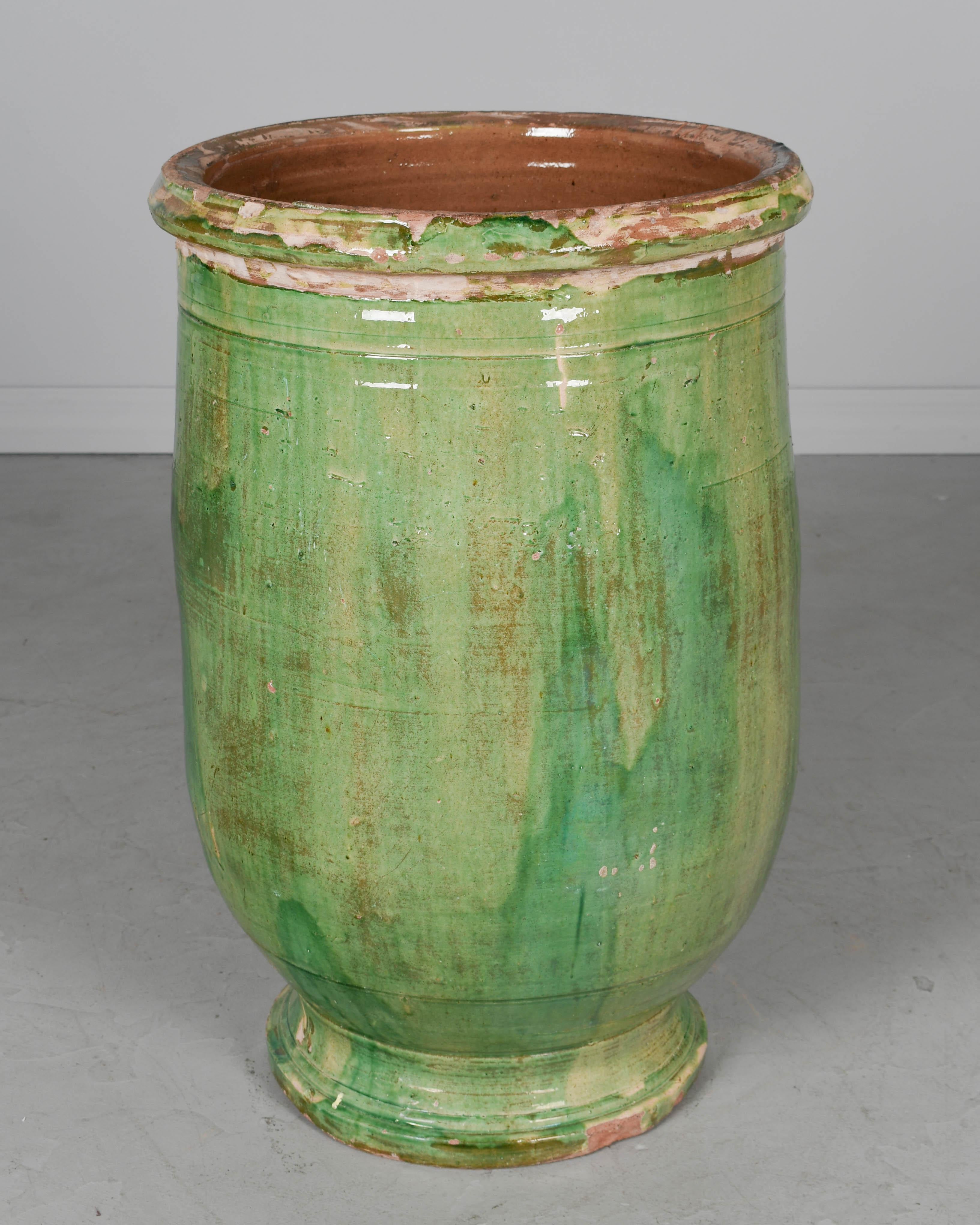 Large 19th Century French Pottery Jar or Planter 2