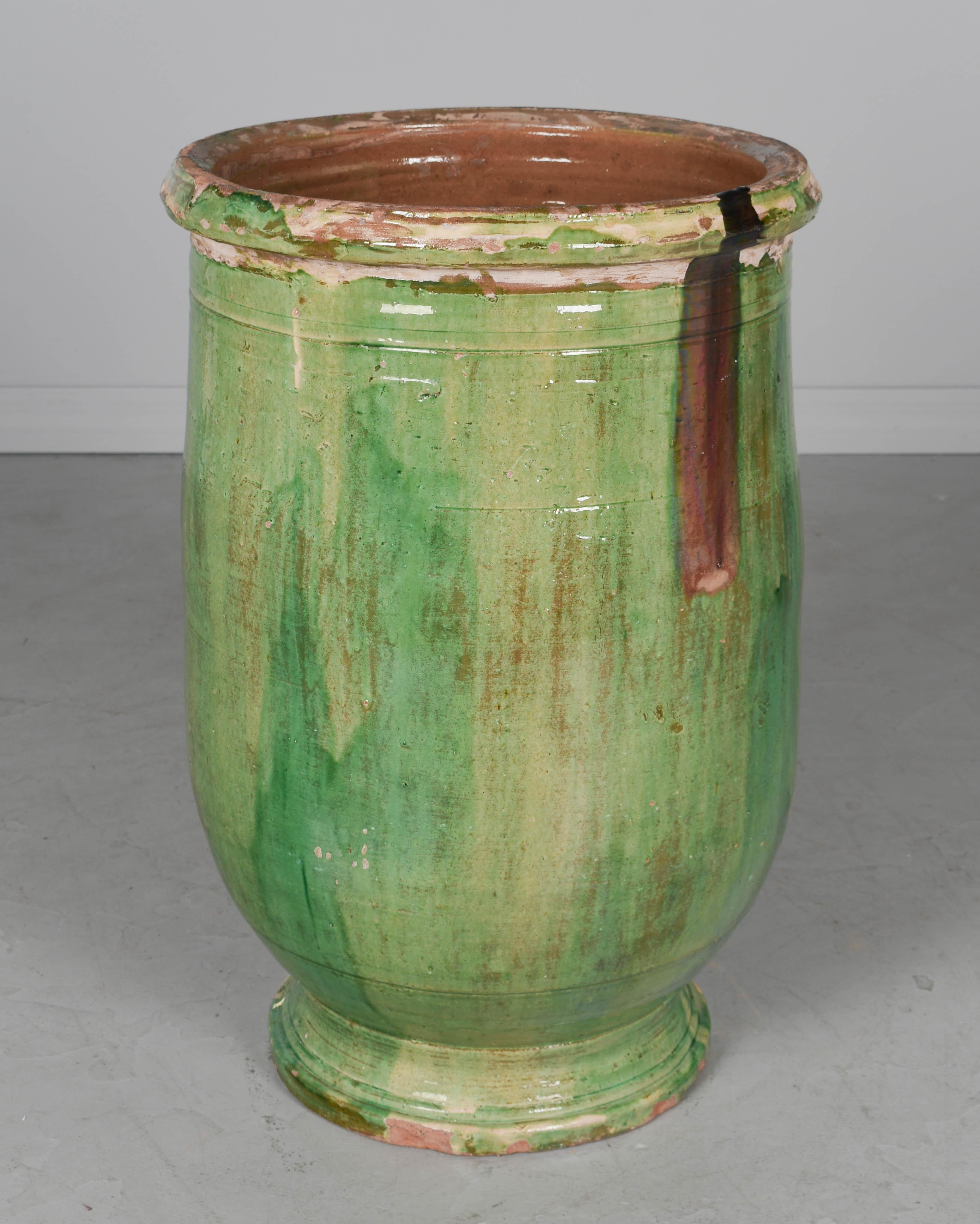 Large 19th Century French Pottery Jar or Planter 3