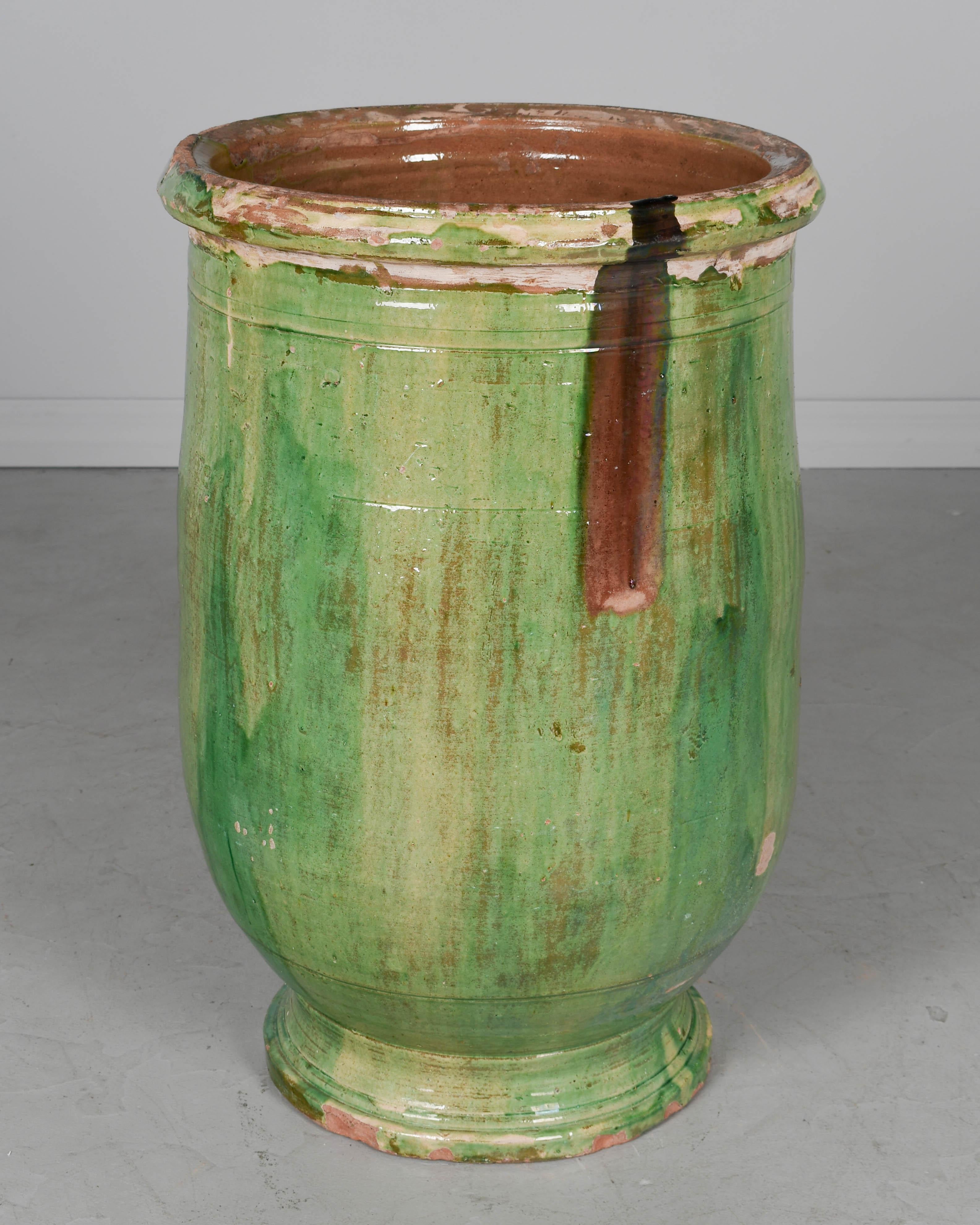 Large 19th Century French Pottery Jar or Planter 4