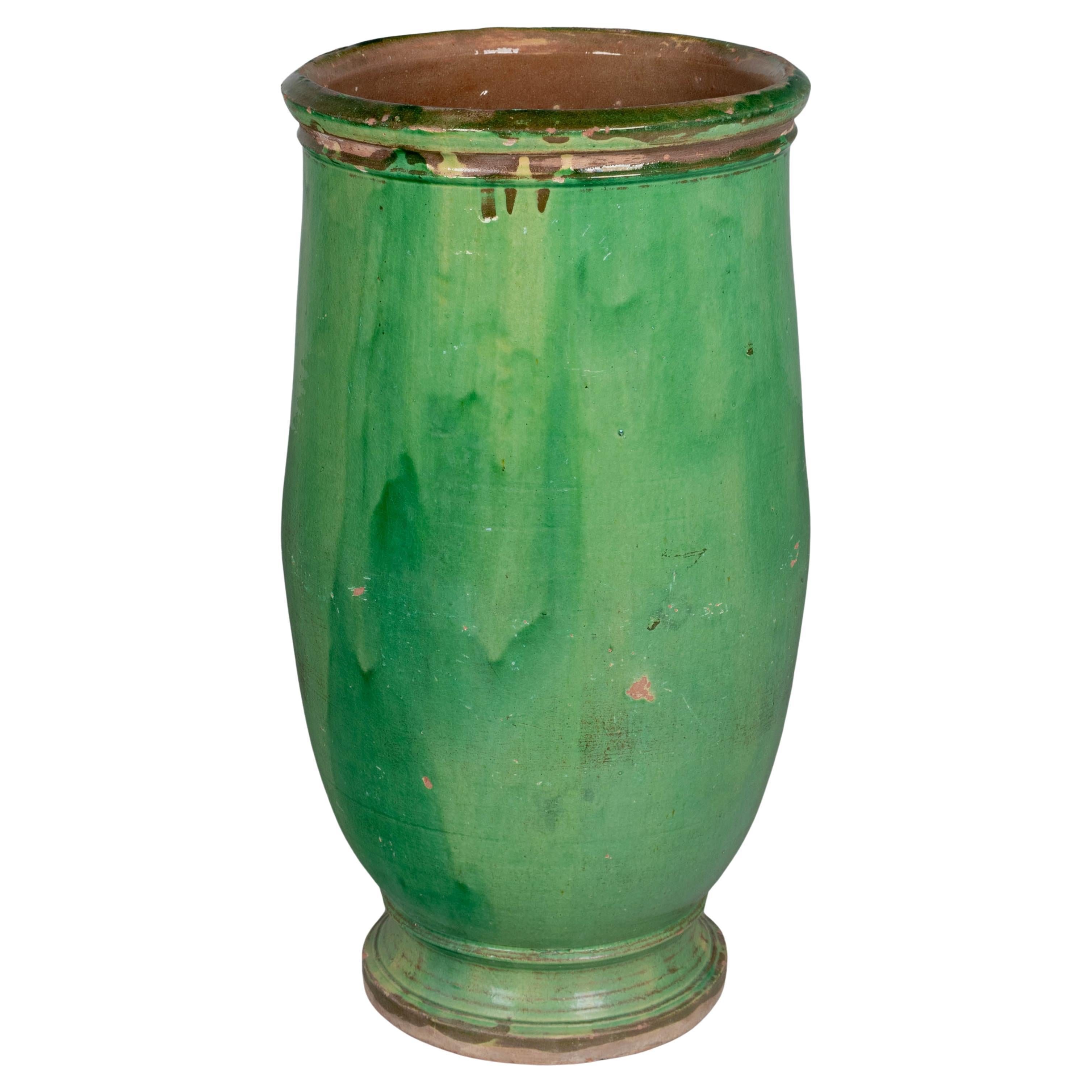 Large 19th Century French Pottery Jar or Planter