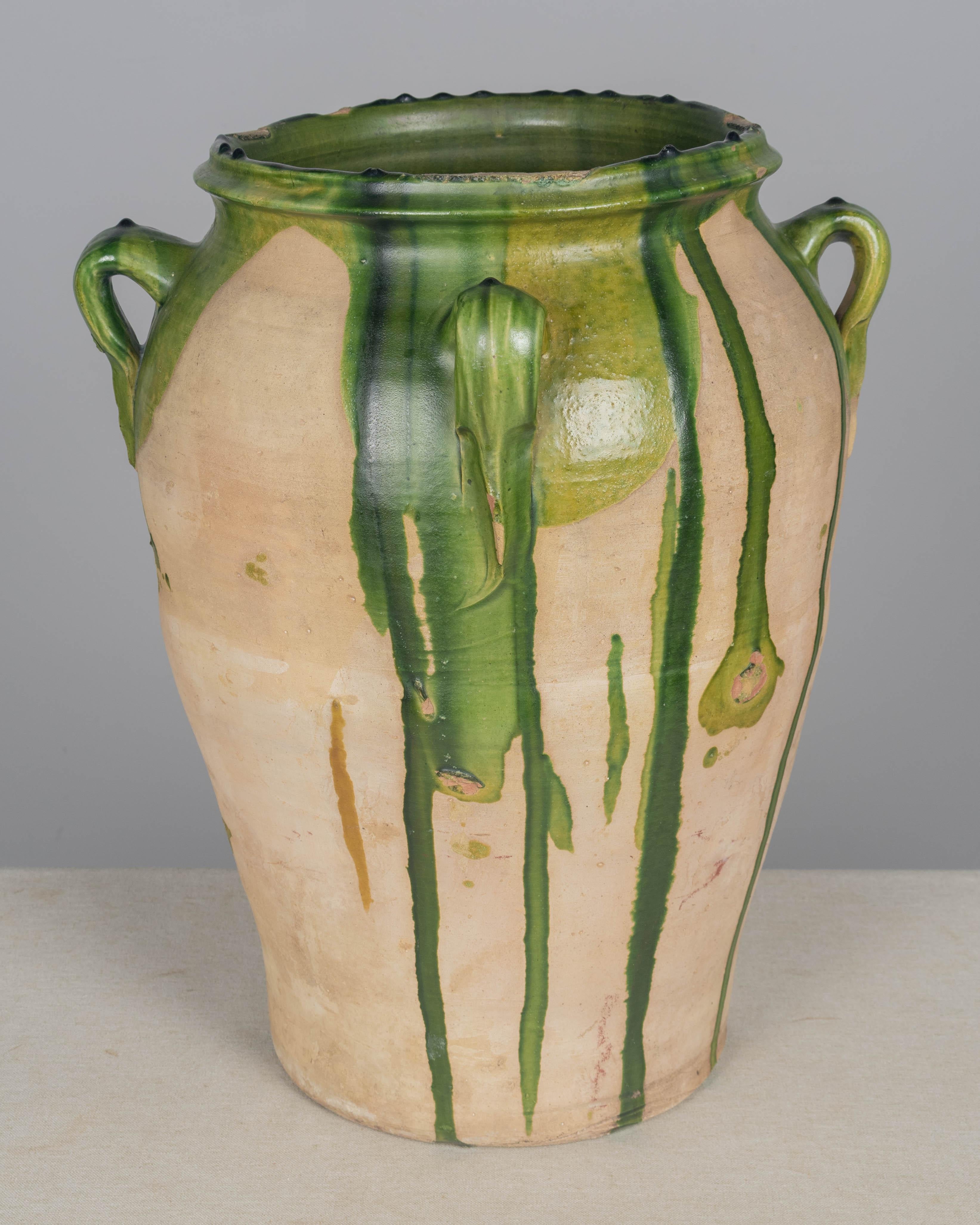 Large 19th Century French Pottery Jar or Vase 18.5