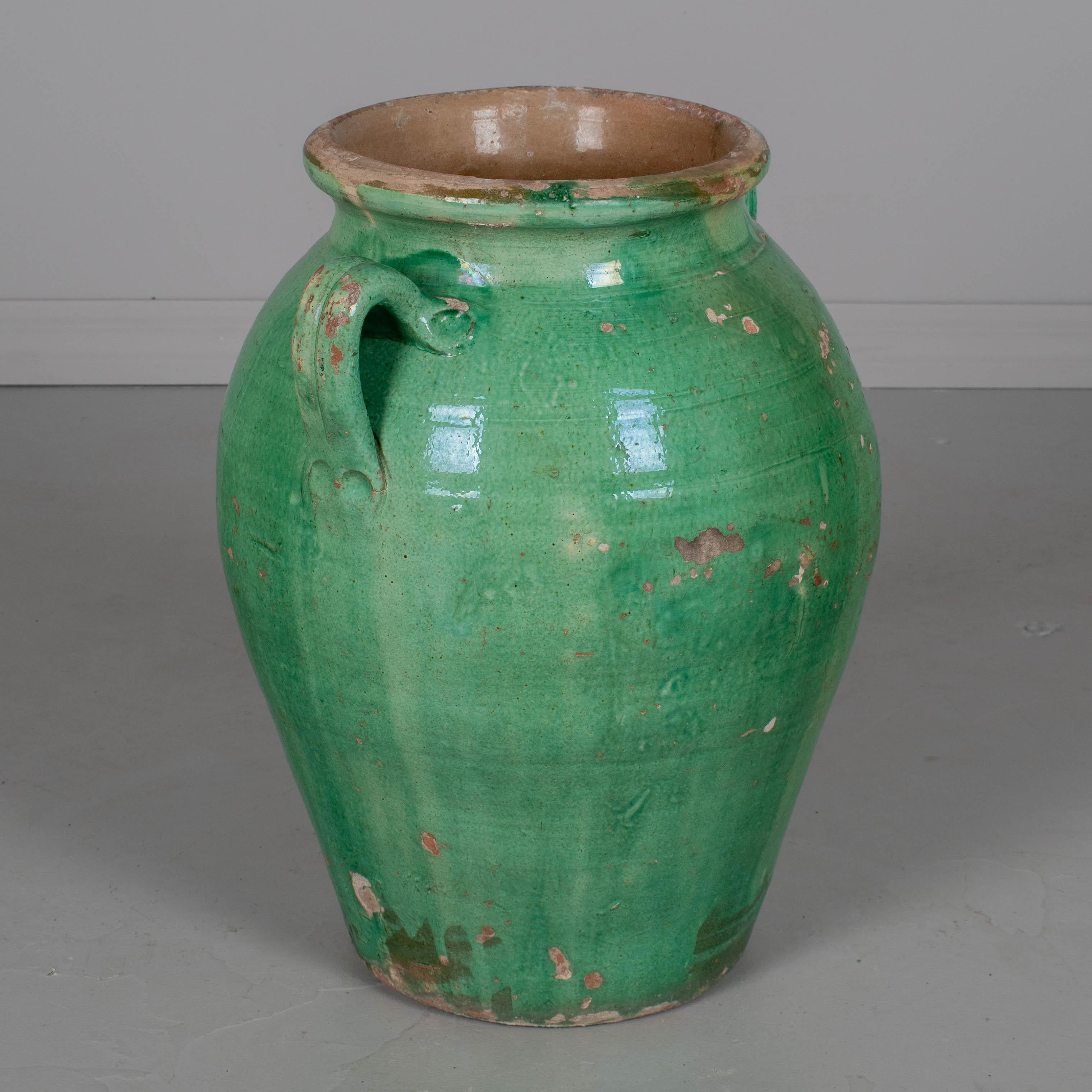 Großes französisches Keramikgefäß oder Vase aus dem 19. Jahrhundert im Angebot 4