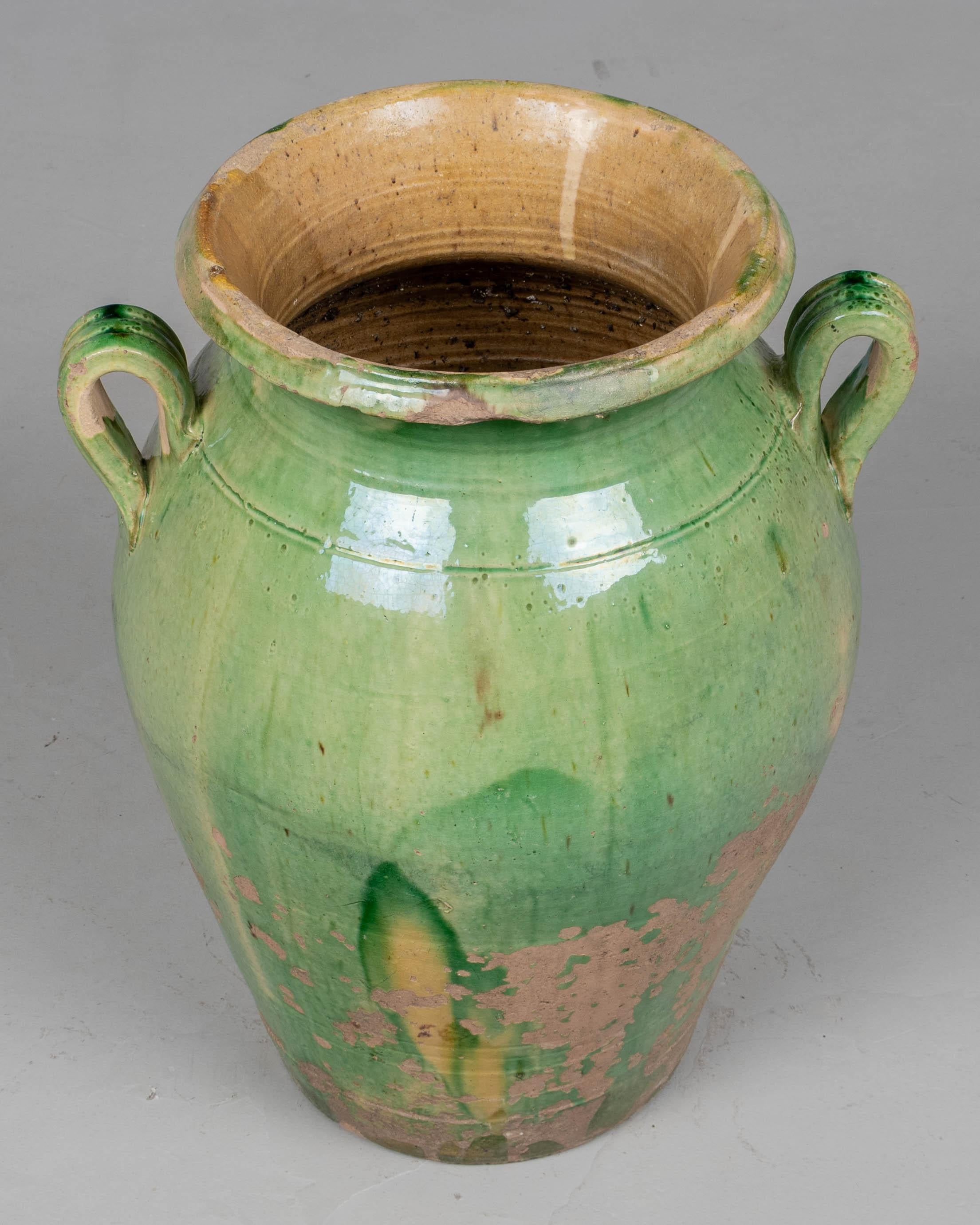 Großes französisches Keramikgefäß oder Vase aus dem 19. Jahrhundert im Angebot 4