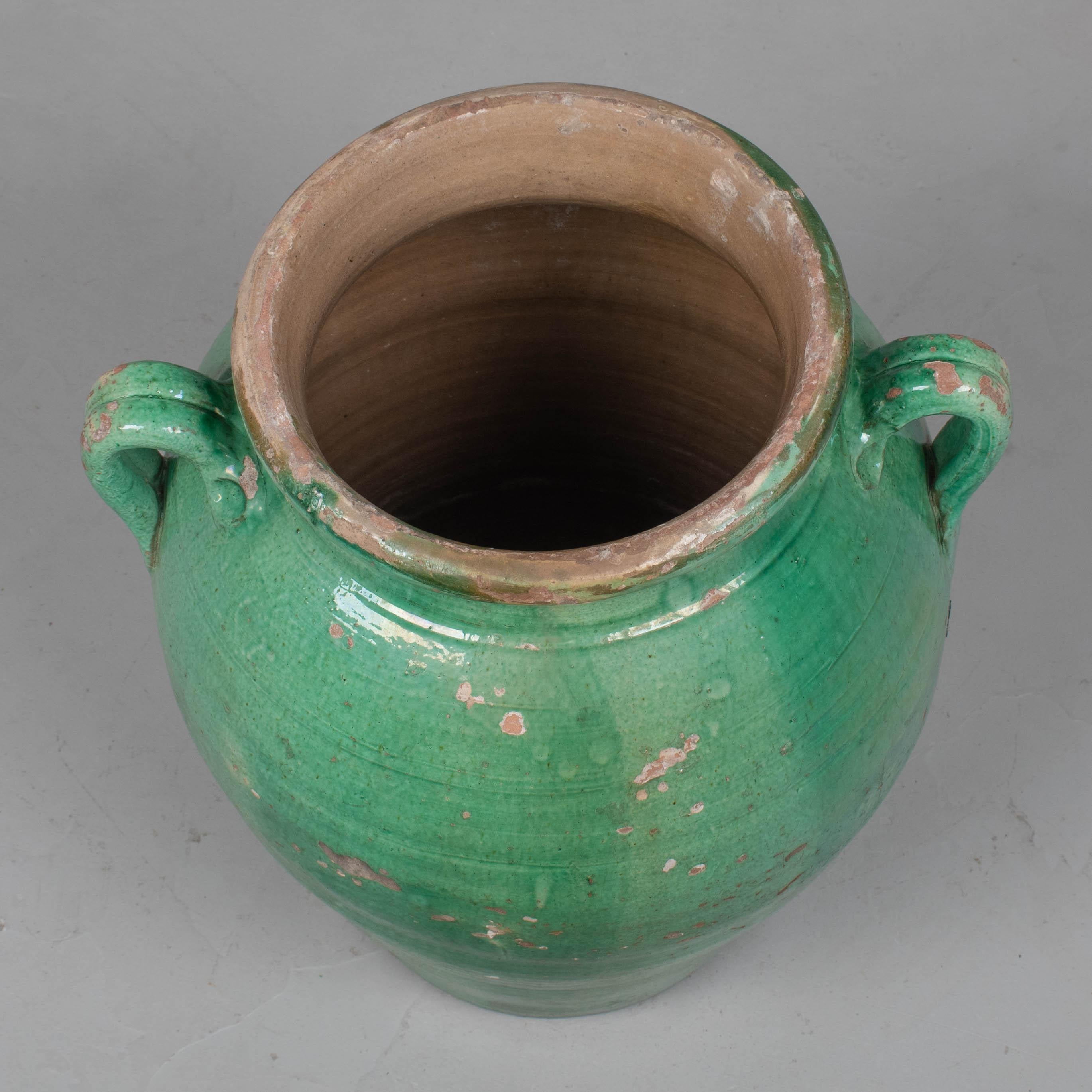 Großes französisches Keramikgefäß oder Vase aus dem 19. Jahrhundert im Angebot 5