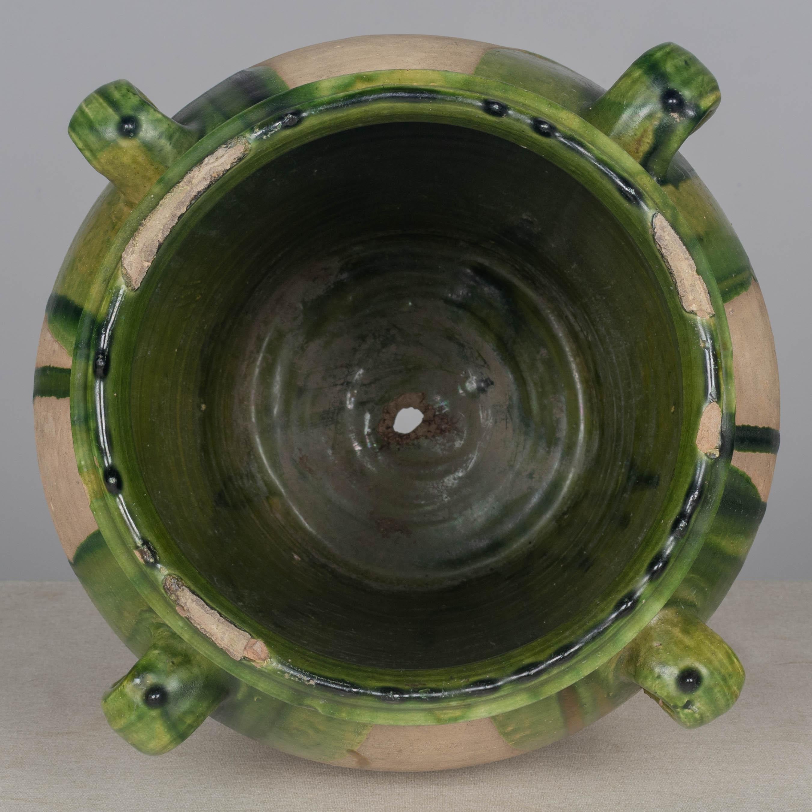 Large 19th Century French Pottery Jar or Vase 18.5