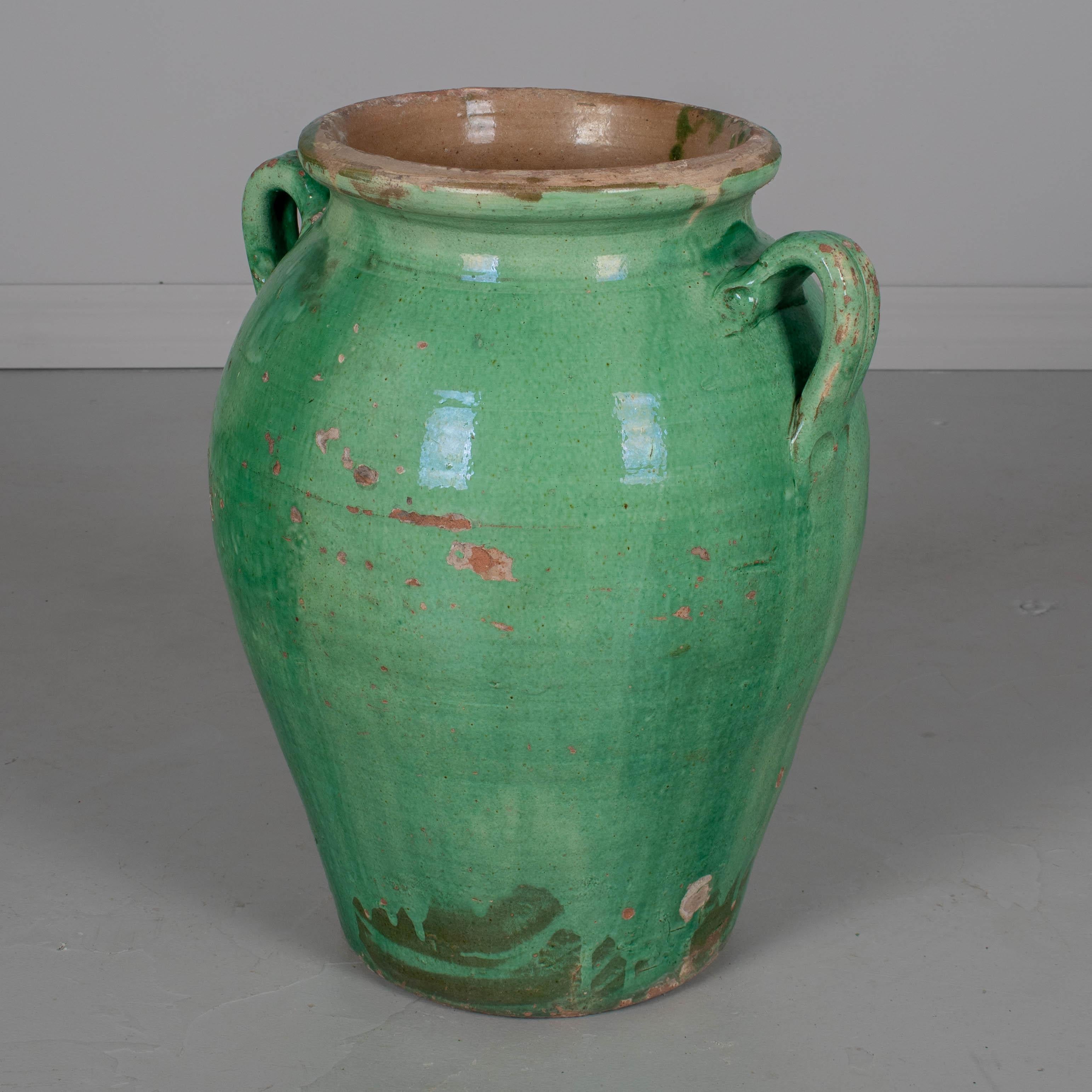 Großes französisches Keramikgefäß oder Vase aus dem 19. Jahrhundert im Angebot 2
