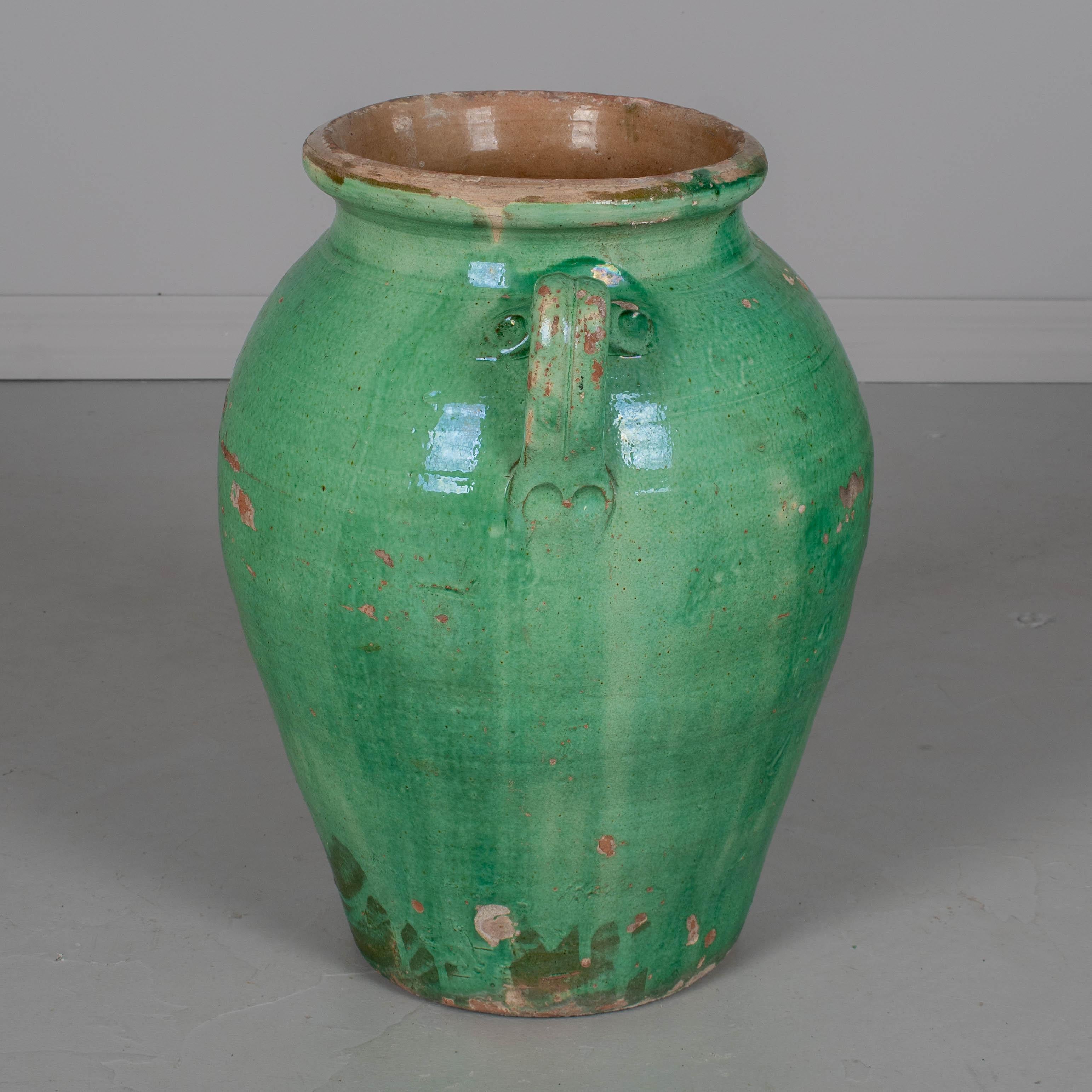 Großes französisches Keramikgefäß oder Vase aus dem 19. Jahrhundert im Angebot 3