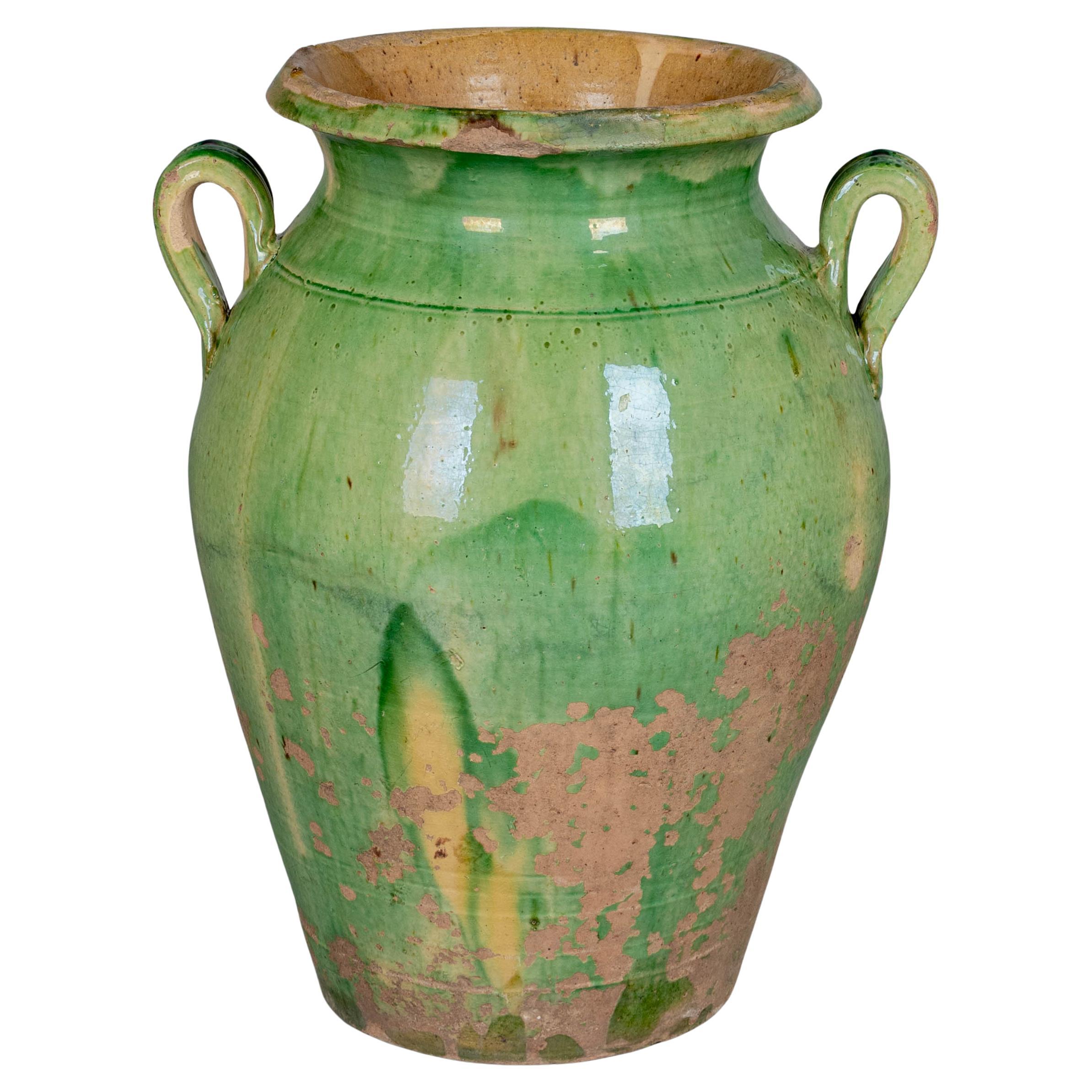 Large 19th Century French Pottery Jar or Vase